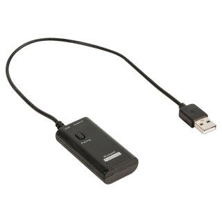 Audiosender Bluetooth 3.5 mm Schwarz