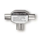 Koax-Adapter | 2x IEC (Koax)-Stecker  -  IEC (Koax)-Buchse