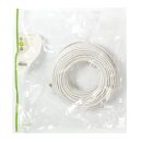 25m 90dB Antennenkabel TV Kabel Koax Stecker Buchse Coax 25 Meter