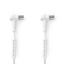 Koax-Kabel 120 dB | IEC (Koax)-Stecker, angewinkelt - IEC...