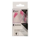 Kopfhörer im Ohr 3.5 mm Rosa
