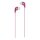 Kopfhörer im Ohr 3.5 mm Rosa