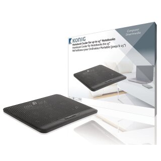 Notebook-Ständer bis zu 41 cm Kunststoff / Metall Schwarz