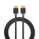 High-Speed-HDMI™-Kabel mit Ethernet | HDMI™-Anschluss  -  HDMI™-Anschluss | 0,5 m | Anthrazit