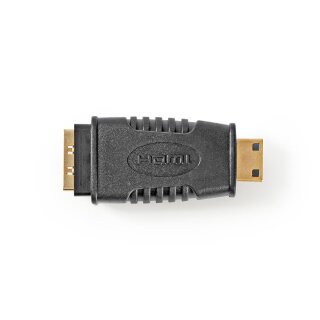 HMDI MINI Stecker - HDMI Standart Buchse I Adapter Ministecker vergoldet 4K