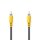 Videokabel Composite | Cinch-Stecker - Cinch-Stecker | 5,0 m | Schwarz