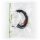 Videokabel Composite | 3x Cinch-Stecker - 3x Cinch-Stecker | 2,0 m | Schwarz