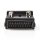 Schaltbarer SCART-Adapter | SCART-Stecker - SCART-Buchse + S-Video-Buchse + 3x RCA-Buchse | Schwarz