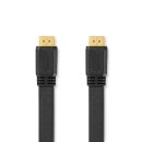 Flaches High-Speed-HDMI™-Kabel mit Ethernet | HDMI™-Anschluss  -  HDMI™-Anschluss | 1,5 m | Schwarz