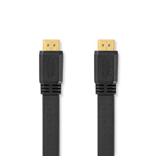 Flaches High-Speed-HDMI™-Kabel mit Ethernet | HDMI™-Anschluss  -  HDMI™-Anschluss | 2,0 m | Schwarz