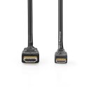 High-Speed-HDMI™-Kabel mit Ethernet | HDMI™-Anschluss  -  HDMI™-Mini-Stecker | 1,5 m | Schwarz