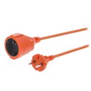 Netzverlängerungskabel 15 m H05VV-F 2X1.5 Orange