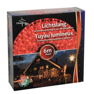Weihnachtsbeleuchtung 6 m Rot