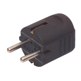 AC-Netzstecker 16 A Schwarz