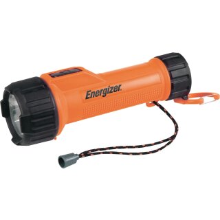 LED-Taschenlampe 60 lm Schwarz / Orange