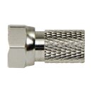 F-Stecker 2.5 mm Male Silber/Silber