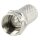 F-Stecker 7.0 mm Male Metall Silber