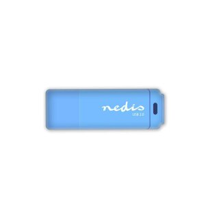 USB-2.0-Flash-Laufwerk | 32 GB | Lesen mit 12 Mbit/s/Schreiben mit 3 Mbit/s | Blau