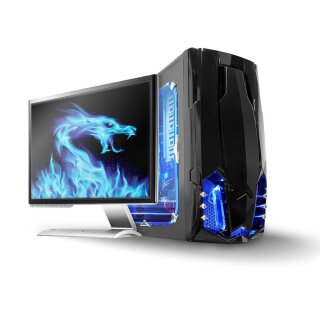 Gaming-LED-Lichtleiste | Blau | 100 cm  | SATA-betrieben | Desktop-PC
