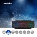 Gaming-Tastatur mit Kabel | USB 2.0 | Deutsches Layout | Schwarz