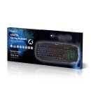 Gaming-Tastatur mit Kabel | USB 2.0 | US-amerikanisches Tastaturlayout | Schwarz