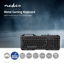 Gaming-Tastatur | RGB-Beleuchtung | USB 2.0 | US International  | Metalldesign