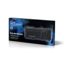 Gaming-Tastatur | RGB-Beleuchtung | USB 2.0 | US International  | Metalldesign