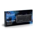 Gaming-Tastatur | RGB-Beleuchtung | USB 2.0 | US International  | Metalldesign