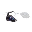 Gaming-Mouse Bungee  |  3 USB-Schnittstellen  |  Flexible Klemme  |  Hintergrundbeleuchtung