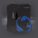 Set aus Gaming-Maus und Mousepad | Kabelgebundene Maus | 1600 dpi | 6 Tasten