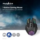 Gaming-Maus | Kabelgebunden  | Beleuchtet | 2400 dpi | 7 Tasten