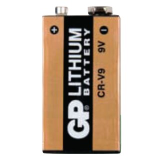 Lithium-Batterie 9 V 9 V 1-Blister