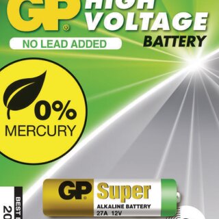 Alkaline Batterie 27A 12 V Super 1-Blister