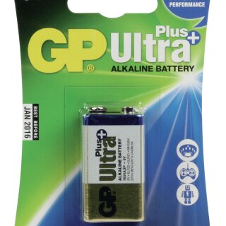 Alkaline Batterie 9 V Ultra+ 1-Blister