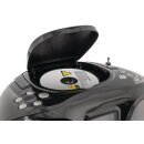 Tragbarer CD-Player AUX / CD / MP3 CD / Radio Schwarz/Anthrazit