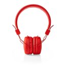 Funkkopfhörer | Bluetooth® | On-Ear | Faltbar | Rot