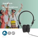 Kabelgebundene Kopfhörer | On-Ear | Faltbar | 1,2-m-Rundkabel | Schwarz