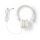 Kabelgebundene Kopfhörer | On-Ear | 1,2-m-Rundkabel | Weiß