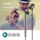 Kabelgebundene Kopfhörer | In-Ear | Aktive Lärmkompensation (ANC) | 1,2-m-Rundkabel | Grau