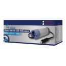 Wechselrichter/Inverter Sinus-Wellen 12 VDC - AC 230 V 100 W F (CEE 7/3) / USB