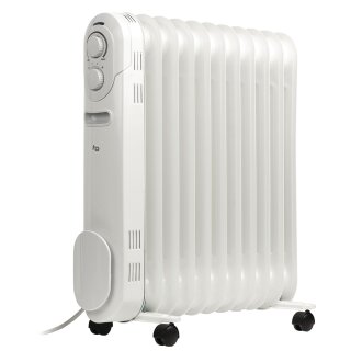 Tragbarer Ölradiator 2200 W Weiss