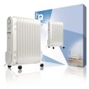 Tragbarer Ölradiator 2200 W Weiss