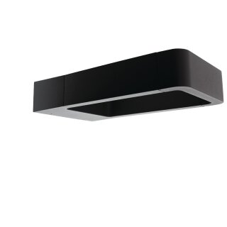 LED Außenwandleuchte 6 W 120 lm Schwarz