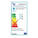 LED Außenwandleuchte 6 W 120 lm Schwarz