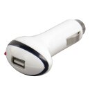 Auto-Ladegerät 1-Ausgang 1.0 A USB Weiss