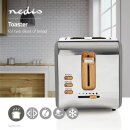 Toaster | 2 breite Öffnungen | Soft-Touch | Grau