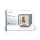 Toaster | 2 breite Öffnungen | Soft-Touch | Grau