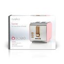 Toaster | 2 breite Öffnungen | Soft-Touch | Pink