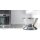 Digitale Küchenwaage | Beleuchtetes LCD | Temperatur | Wecker | Metall