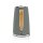 Wasserkocher | 1,7 l | Soft-Touch | Grau Griff Holz Design Retro